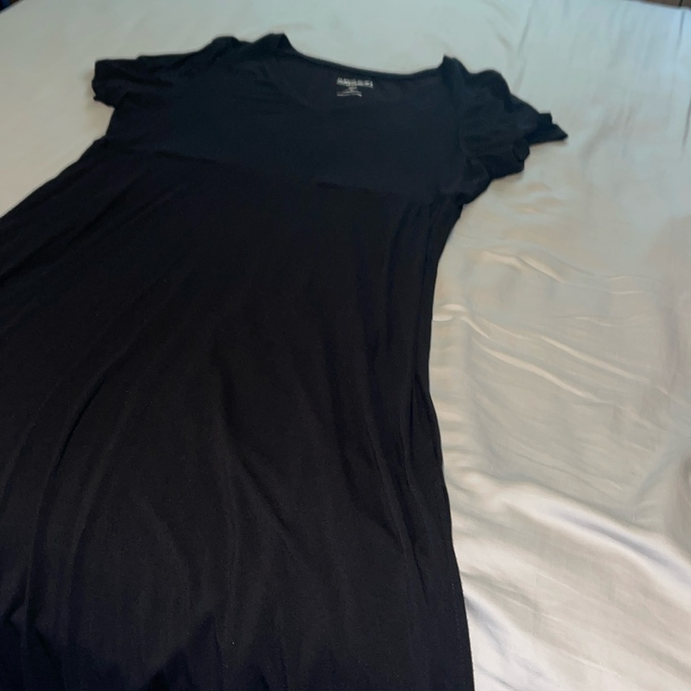 Torrid super soft knit black midi dress- size 0/12/L